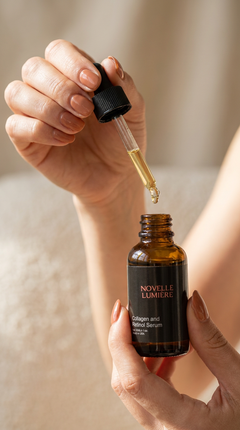 collagen retinol serum for wrinkles Novelle Lumière