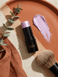 lavender highlighter stick for radiant complexion